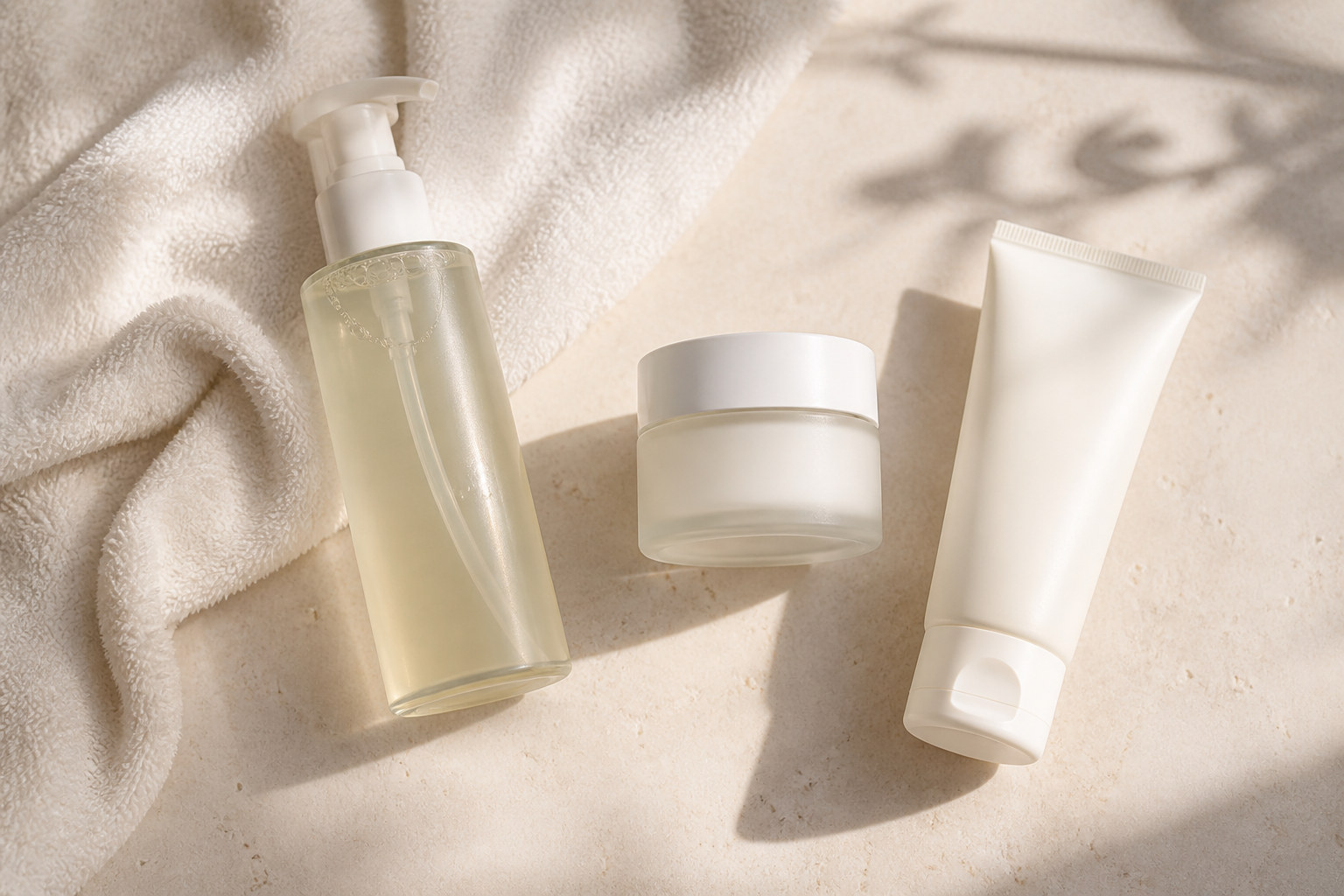 A simple sensitive-skin routine of just a cleanser, moisturizer, and sunscreen