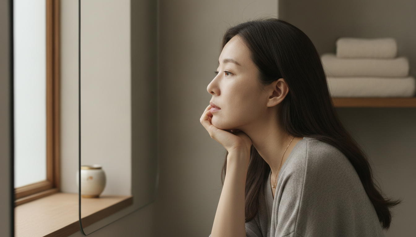 턱 여드름 원인, 왜 같은 자리에만 반복될까요? 대표 이미지