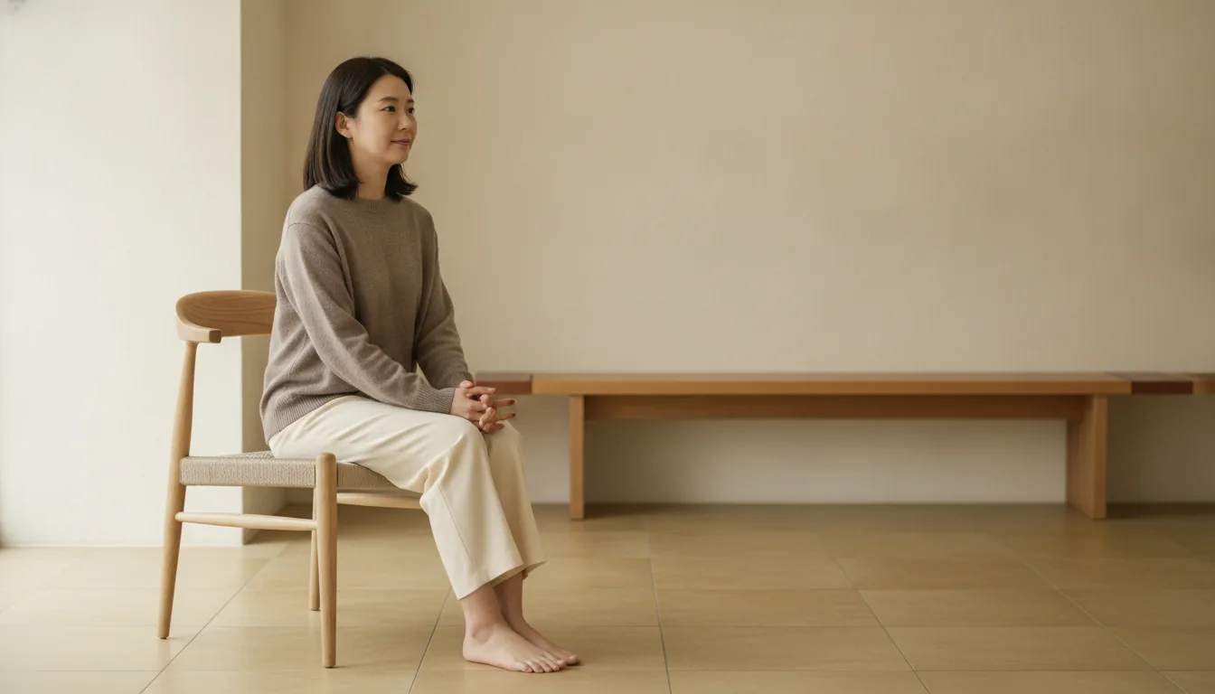 진료 순서를 기다리며 대기실 의자에 앉아 있는 사람